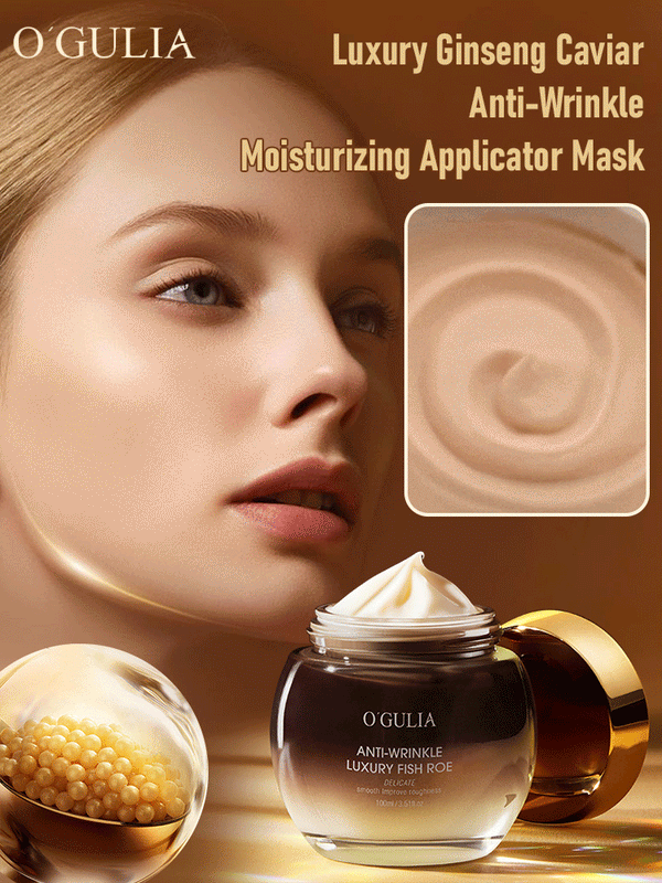 Luxury Caviar Anti-Wrinkle Mask 100ml Refreshing, Delicate, Moisturizing, Firm and Light Lines Apply Clay Mask