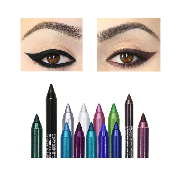 Gel Eyeliner 1 Cat Eye Makeup Brush Matte Shimmer Waterproof and Stain Resistant Strong Coloring Lasting Eyeliner